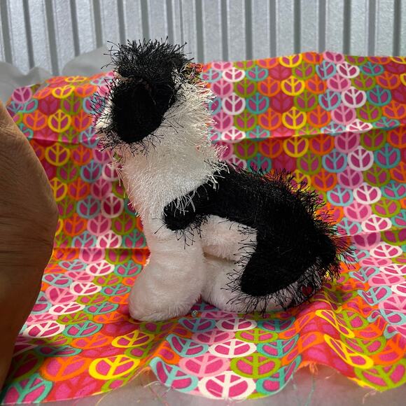 Webkinz Black & White Cat HM016 No Code Stuffed Plush Animal Pet - Picture 6 of 6